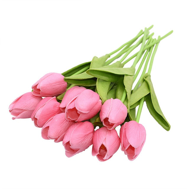 10Pcs High Quality Real Touch Calla Lily Artificial Flowers Calla Lily Bouquet For Wedding Bouquet Bridal Home Flower Decoration - PEGS & HANGERS PTY LTD