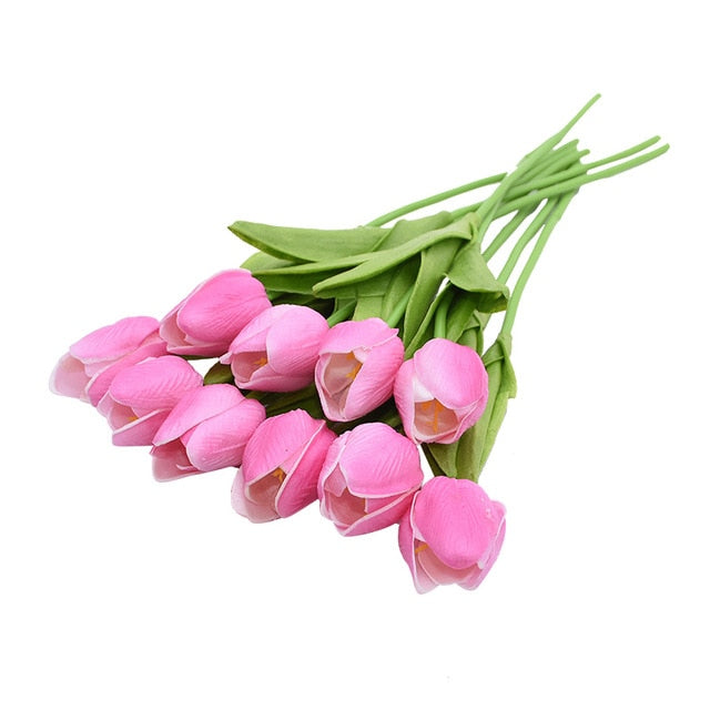 10Pcs High Quality Real Touch Calla Lily Artificial Flowers Calla Lily Bouquet For Wedding Bouquet Bridal Home Flower Decoration - PEGS & HANGERS PTY LTD