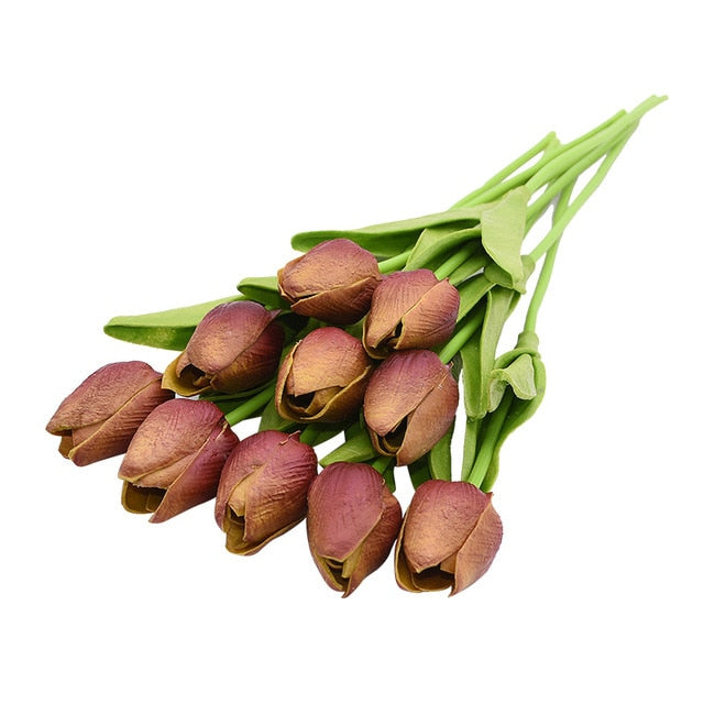 10Pcs High Quality Real Touch Calla Lily Artificial Flowers Calla Lily Bouquet For Wedding Bouquet Bridal Home Flower Decoration - PEGS & HANGERS PTY LTD