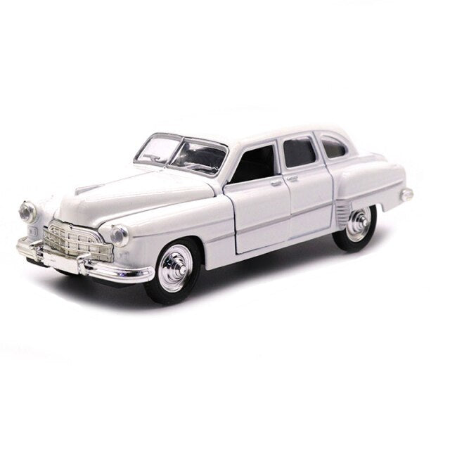 1:28 Children Alloy Pull Back Car Toys Retro Classic Car Diecasts & Toys Vehicles Models High Simulation Collection Model TY0476 - PEGS & HANGERS PTY LTD