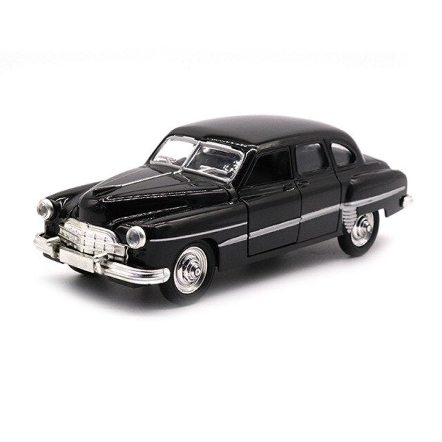 1:28 Children Alloy Pull Back Car Toys Retro Classic Car Diecasts & Toys Vehicles Models High Simulation Collection Model TY0476 - PEGS & HANGERS PTY LTD