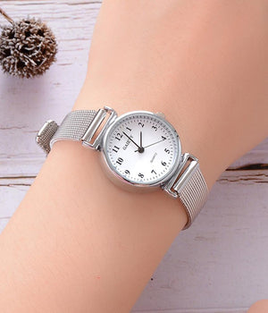 Simple sale silver watch